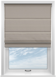 Loxley, Fibre Brown - Twist&Fit Roman Blind